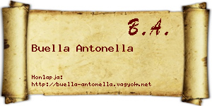 Buella Antonella névjegykártya